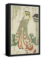 The Actor Iwai Matsunosuke-Utagawa Kunisada-Framed Stretched Canvas