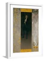 The actor Josef Lewinsky as Carlos in Goethe's " Clavigo" (1895).-Gustav Klimt-Framed Giclee Print