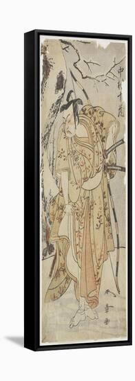 The Actor Nakamura Juzo in a Samurai Role-Katsukawa Shunsho-Framed Stretched Canvas