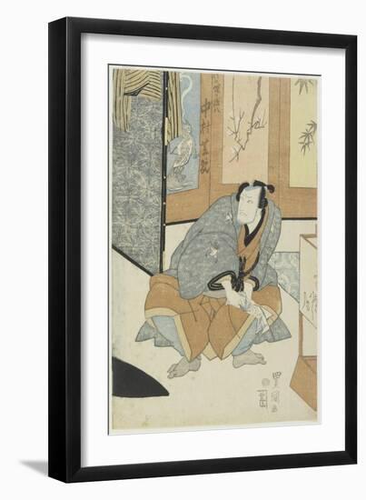 The Actor Nakamura Shikan as Magohachi of Takenozuka-Utagawa Toyokuni-Framed Giclee Print