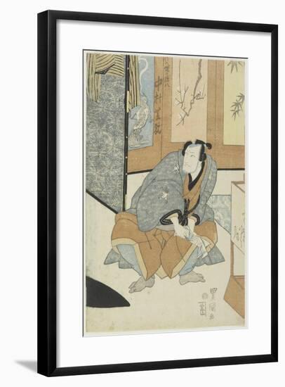 The Actor Nakamura Shikan as Magohachi of Takenozuka-Utagawa Toyokuni-Framed Giclee Print