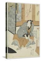 The Actor Nakamura Shikan as Magohachi of Takenozuka-Utagawa Toyokuni-Stretched Canvas