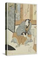 The Actor Nakamura Shikan as Magohachi of Takenozuka-Utagawa Toyokuni-Stretched Canvas