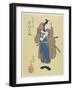 The Actor Nakamura Shikan, Early 19th Century-Shunkosai Hokushu-Framed Giclee Print