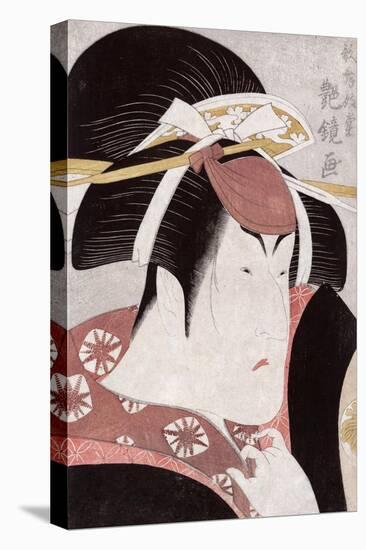 The Actor Nakayama Tomisaburo, Japanese Wood-Cut Print-Lantern Press-Stretched Canvas