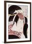 The Actor Nakayama Tomisaburo, Japanese Wood-Cut Print-Lantern Press-Framed Art Print