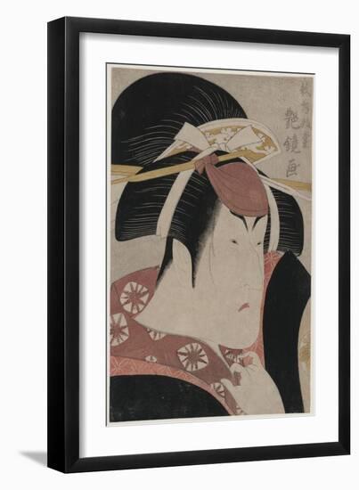 The Actor Nakayama Tomisaburo-Kabukido Enkyo-Framed Art Print