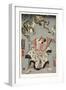 The Actor Onoe Waichi II as Watonai, 1857-Utagawa Kunisada-Framed Giclee Print