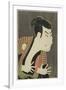 The Actor Otani Oniji III as Edobei, 1794-Toshusai Sharaku-Framed Giclee Print