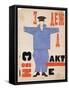 The Actor's Professional Garments, No 3. Costume Design for 'The Magnanimous Cuckold' by Vsevolod E-Lyubov Sergeevna Popova-Framed Stretched Canvas