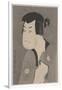 The Actor Sakata Hangoro II as Fujikawa Mizuemon in the Play Hanaayama Bunroku Soga, Miyaki Theatre-Toshusai Sharaku-Framed Giclee Print