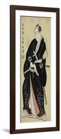 The Actor Sawamura Sojuro III as Nagoya Sanza Motoharu, 1794-Toshusai Sharaku-Framed Giclee Print