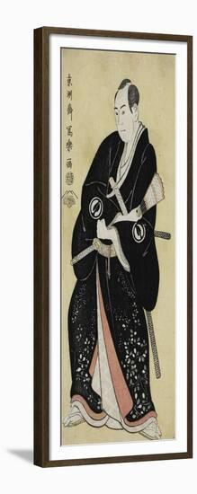 The Actor Sawamura Sojuro III as Nagoya Sanza Motoharu, 1794-Toshusai Sharaku-Framed Giclee Print