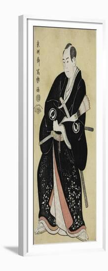 The Actor Sawamura Sojuro III as Nagoya Sanza Motoharu, 1794-Toshusai Sharaku-Framed Giclee Print