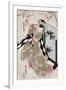 The Actor Segawa Kikunojo as Hashihime, Japanese Wood-Cut Print-Lantern Press-Framed Art Print