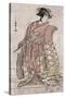 The Actor Segawa Kikunojo, Japanese Wood-Cut Print-Lantern Press-Stretched Canvas