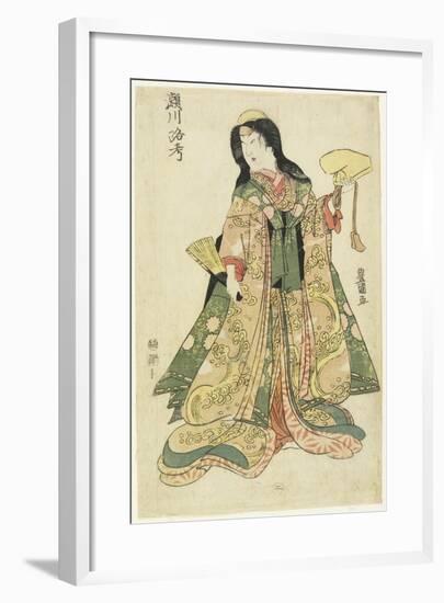 The Actor Segawa Roko, November, 1811-Utagawa Toyokuni-Framed Giclee Print