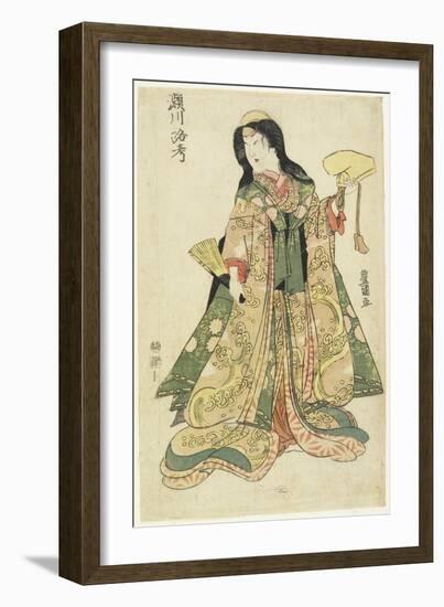 The Actor Segawa Roko, November, 1811-Utagawa Toyokuni-Framed Giclee Print