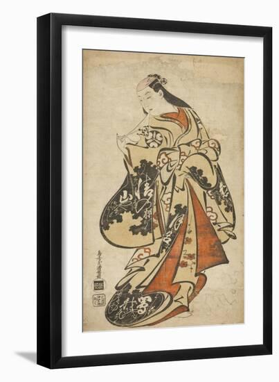 The Actor Tsutsui Kichijuro, c.1704-Torii Kiyomasu I-Framed Giclee Print