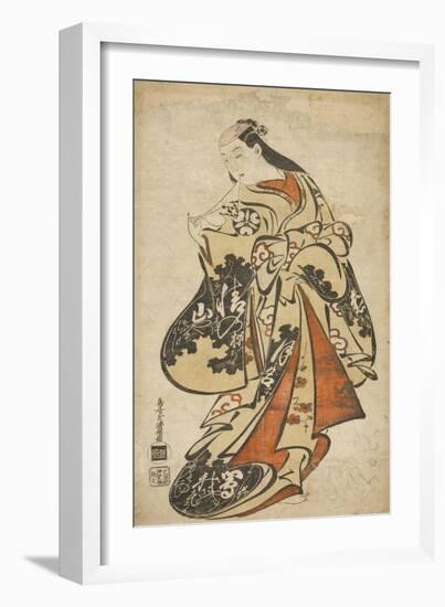 The Actor Tsutsui Kichijuro, c.1704-Torii Kiyomasu I-Framed Giclee Print