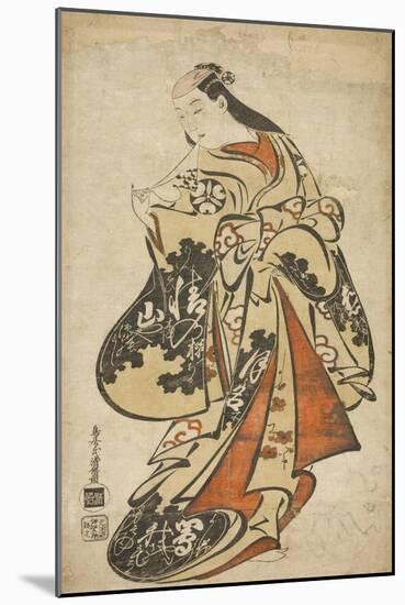 The Actor Tsutsui Kichijuro, c.1704-Torii Kiyomasu I-Mounted Giclee Print