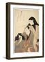 The Actors Ichikawa Ebizo (Danjuro V) and Arashi Hinasuke Ii, 1800-Utagawa Toyokuni-Framed Giclee Print