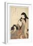 The Actors Ichikawa Ebizo (Danjuro V) and Arashi Hinasuke Ii, 1800-Utagawa Toyokuni-Framed Giclee Print