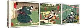 The Actors Ichikawa Kodanji IV as the Ghost of Koheiji-Utagawa Kunisada-Stretched Canvas