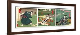 The Actors Ichikawa Kodanji IV as the Ghost of Koheiji-Utagawa Kunisada-Framed Giclee Print