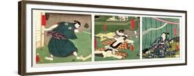 The Actors Ichikawa Kodanji IV as the Ghost of Koheiji-Utagawa Kunisada-Framed Giclee Print