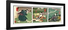 The Actors Ichikawa Kodanji IV as the Ghost of Koheiji-Utagawa Kunisada-Framed Giclee Print