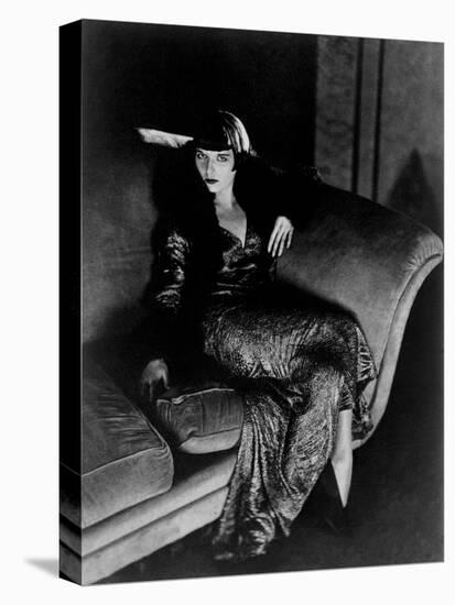 The Actress Louise Brooks, 1929-null-Stretched Canvas