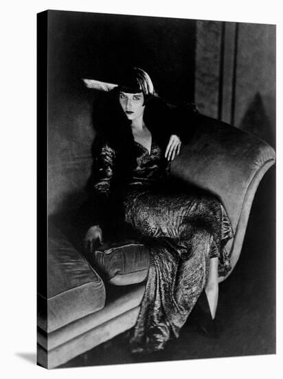 The Actress Louise Brooks, 1929-null-Stretched Canvas