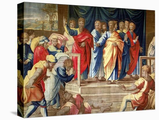 The Acts of the Apostles, the Mortlake Tapestries-Raphael-Stretched Canvas