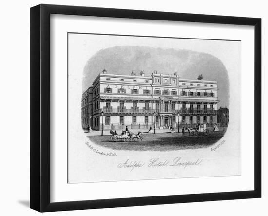 The Adelphi Hotel, Liverpool, Merseyside, 1864-null-Framed Giclee Print