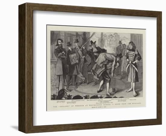 The Adelphi of Terence at Westminster School, a Scene from the Epilogue-Sydney Prior Hall-Framed Giclee Print