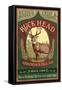The Adirondacks, New York State - Buck Head Ale-Lantern Press-Framed Stretched Canvas