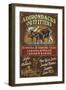 The Adirondacks, New York State - Outfitters Moose-Lantern Press-Framed Art Print