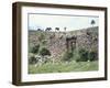 The Adlahuasi or the Temple of the Virgins of the Sun on the Island of the Moon, Lake Titicaca-null-Framed Giclee Print