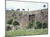 The Adlahuasi or the Temple of the Virgins of the Sun on the Island of the Moon, Lake Titicaca-null-Mounted Giclee Print