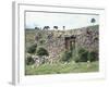 The Adlahuasi or the Temple of the Virgins of the Sun on the Island of the Moon, Lake Titicaca-null-Framed Giclee Print