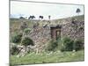 The Adlahuasi or the Temple of the Virgins of the Sun on the Island of the Moon, Lake Titicaca-null-Mounted Giclee Print