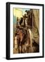 The Admirable Outlaw, 1906-Newell Convers Wyeth-Framed Giclee Print