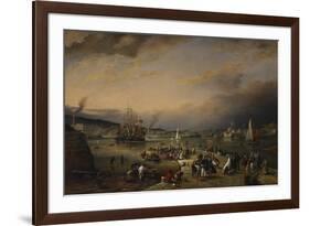 The Admiral's Hard, Stonehouse, Plymouth, 1865-Richard Bridges Beechey-Framed Giclee Print