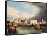 The Admiral's Regatta, Greenwich-Robert Havell-Framed Stretched Canvas