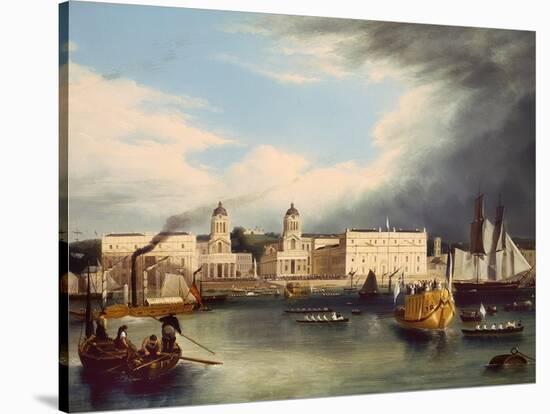 The Admiral's Regatta, Greenwich-Robert Havell-Stretched Canvas