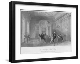 'The Admiralty. - Board Room', c1841-Henry Melville-Framed Giclee Print