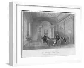 'The Admiralty. - Board Room', c1841-Henry Melville-Framed Giclee Print