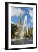 The Admiralty Building, UNESCO World Heritage Site, St. Petersburg, Russia, Europe-Miles Ertman-Framed Photographic Print