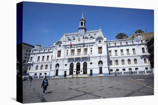 The Admiralty Building, Valparaiso, Chile-Peter Groenendijk-Stretched Canvas